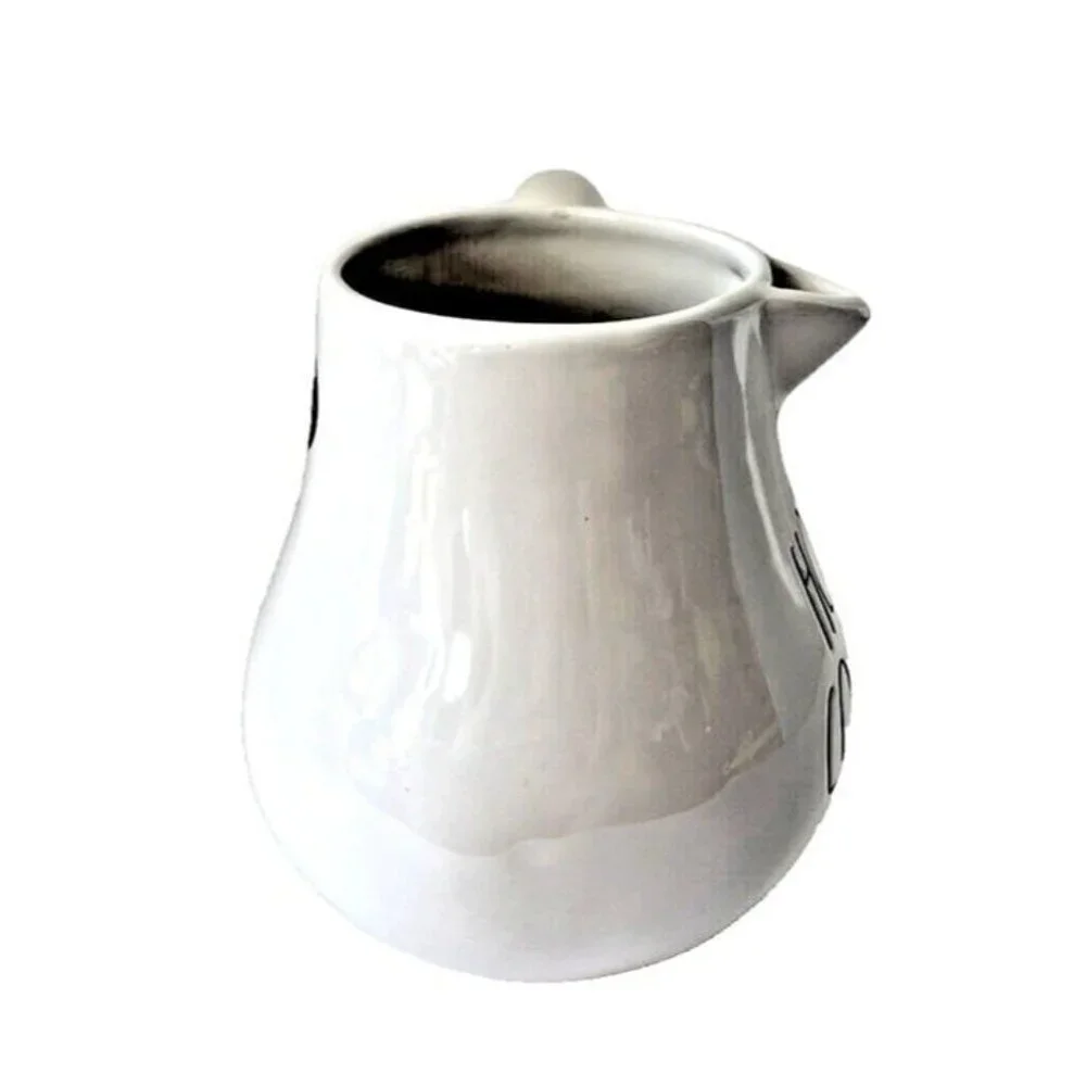 Rae Dunn Artisan Collection Hot Cocoa Pot Pitcher‎ with Handle By Magenta #213